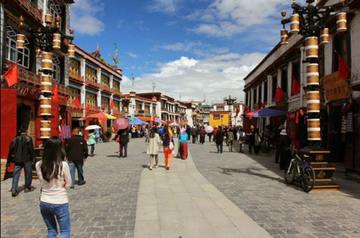 Barkhor Street of Lhasa